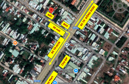 Chủ cần bán 300m2 (10mx30m). Đường nhựa 17m. Trung Tâm Hành Chính Huyện Đồng Phú, Bình Phước